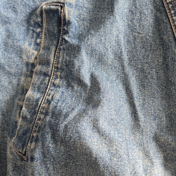 Rafi Size 44 Paperbag Hem Denim Jacket (30 PTP) - Picture 13 of 14